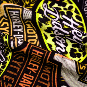 Thoáng khí Giao hàng nhanh Lịch Sử cotton spandex vải in bông ly Cra Jeans vải - Product Image 3