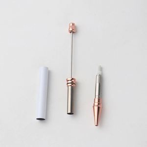 Sy52 <b>Snowglobe</b> Logo High Quality Metal Beadable Sublimation Ballpoint Pen Diy Beads - Product Image 2