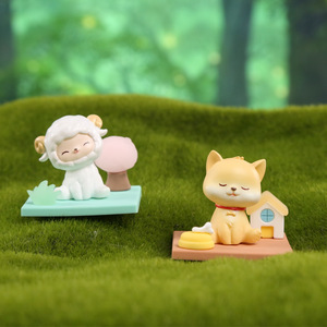 Yu Mo Craft – figurines d'animaux en résine, ornements du paradis forestier, mini décor pour voiture, décoration de la maison, cadeau unisexe - Product Image 3