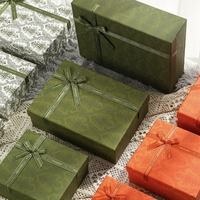 Élégantes Boîtes en Carton Rigide de Luxe avec Couvercle Texturé et Base, Embossées, Étanche, Vente en Gros, pour Bijoux en Papier, Montres et Boucles d'Oreilles