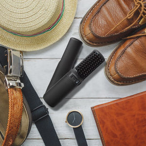 Cepillo alisador <span class=keywords><strong>de</strong></span> cerámica inalámbrico con logotipo personalizado, 4 Ajustes <span class=keywords><strong>de</strong></span> temperatura, alisador <span class=keywords><strong>de</strong></span> pelo portátil <span class=keywords><strong>de</strong></span> calentamiento rápido para viajes a casa - Product Image 6