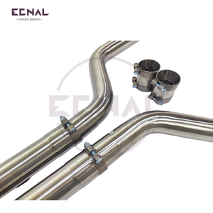 Ecnal para BMW X5m X6m F95 F96 V8 4,4 T Alto rendimiento SS304 Tubo medio de escape de igual longitud - Product Image 6