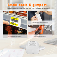 Printer Label Thermal Mini Portabel AIYIN 58mm dengan Koneksi Nirkabel 203dpi 200mm/s Tersedia