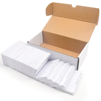 Tarjeta de PVC Blanca Personalizada sin Contacto RFID 125kHz para Control de Acceso TK4100, 85.5x54mm, Impermeable, Color Blanco