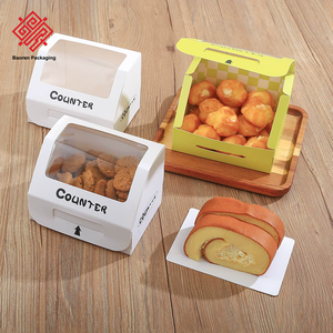 Cajas Biodegradables para Tiramisú Baoren, Caja de Exhibición con Ventana para Pasteles, Postres y Repostería, Caja de Plástico Transparente para Pasteles - Product Image 4