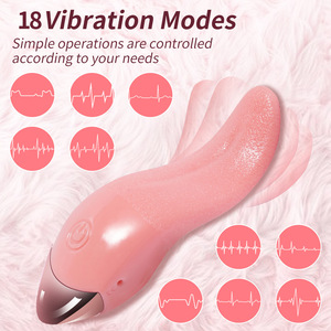 Vrouwen Mini Usb-Aangedreven Orale <span class=keywords><strong>Sex</strong></span> Vibrator Driehoekige Vorm Met Tong En Clitoris Driehoeken Trilgel Clitorises - Product Image 1