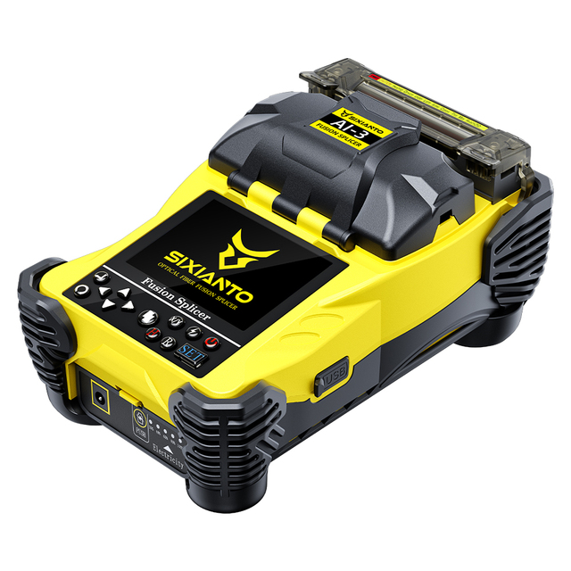 AI-3 Core Alignment Fiber Fusion Splicer Machine 4 Motors Auto Splicing for 5G FTTH Optic Cable Jointing and Repair Supports OEM