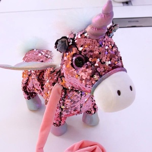 Con musica di canto giocattolo elettrico di peluche morbido per bambini giocattoli educativi farciti giocattolo elettronico ambulante divertente per bambini - Product Image 4