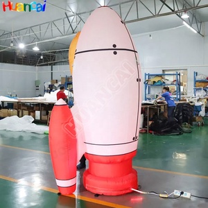 Modèle de fusée gonflable géant pour festivals de musique Blow Up Cartoon Spaceman Decoration - Product Image 2