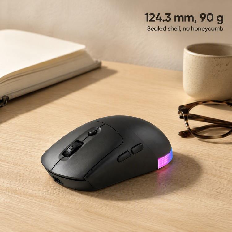 Professional 6 Buttons RGB Gaming Mouse Optical Bluetooth Wireless ...