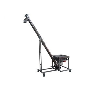 <span class=keywords><strong>Transportador</strong></span> de <span class=keywords><strong>tornillo</strong></span> en espiral de acero inoxidable para mezcla de transporte de harina montado en grano ajustable de longitud DZJX - Product Image 1