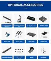 Equipo de Fibra Óptica, Cableado para Rack de Servidores, Centro de Datos, CCTV, Montaje en Pared, Gabinetes de Red 4u 6u 9u 12u, Equipo de Comunicación