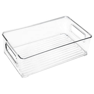 Organisateur de bureau, combinaison de paniers de rangement en acrylique de grande capacité, pour cosmétiques, artisanat, périphériques, pour le bureau, l'école, la maison - Product Image 1