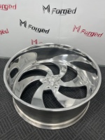 Rueda Forjada Mforged de 2/3 Piezas, 20 22 26 28, Barril Recto, Borde Pulido Profundo, Ajuste Personalizado para Constructores de Ruedas y Proyectos VIP