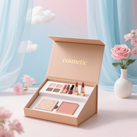 Carton de beauté portable de forme personnalisée parfum rouge à lèvres présentoir en carton pour fond de teint blush boîtes en papier cosmétiques