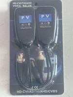 Prix usine passif 8mp PV 2 en 1 connecteur de Balun vidéo coaxial HD AHD TVI CVI pour système de sécurité CCTV