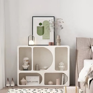Hot selling Nordic style pure white utility living room bedroom display cabinet household commercial