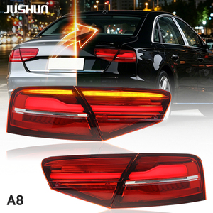 Feux arrière LED JUSHUN pour Audi A8 2011-2013, feux <span class=keywords><strong>de</strong></span> circulation dynamiques LED améliorés, clignotants, feux <span class=keywords><strong>de</strong></span> <span class=keywords><strong>recul</strong></span>, accessoires <span class=keywords><strong>de</strong></span> voiture - Product Image 1