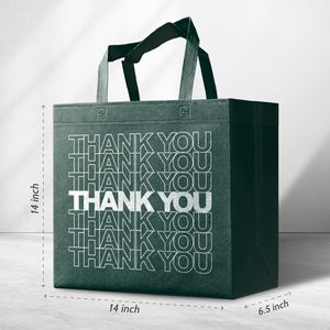 Sacs d'épicerie réutilisables Bagways, lot de 50, grands sacs fourre-tout non tissés, pliables, lavables, résistants - Product Image 5