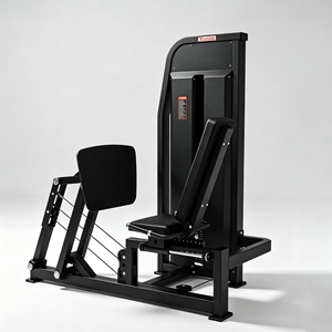<span class=keywords><strong>Machine</strong></span> de <span class=keywords><strong>presse</strong></span> à jambes assise horizontale à charge par pignon pour entraînement de force, équipement de fitness commercial en acier - Product Image 1
