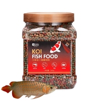 Nourriture pour poissons de haute qualité, riche en protéines, granulés de 1,5 mm, 3 mm, 5,5 mm, système d'alimentation, spiruline, couleur vive, nourriture pour poissons rouges, nourriture pour poissons KOI