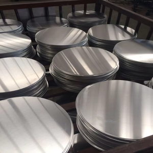 Cuttable Coated <b>Surface</b> Aluminium Alloy Disc High Purity A1060 H14 Temper 1.0mm Circle <b>Plate</b> 180mm Custom Application Restaurant - Product Image 5