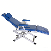 Fauteuil dentaire mobile pliable portable, équipement de fauteuil dentaire mobile