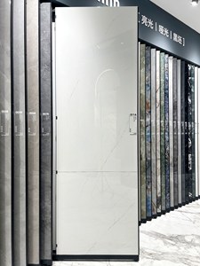 Dalles de porcelaine en pierre frittée de <span class=keywords><strong>travertin</strong></span> personnalisables 900*1800*9mm pour comptoirs intérieurs, sols, halls et grandes dalles de revêtement mural - Product Image 3