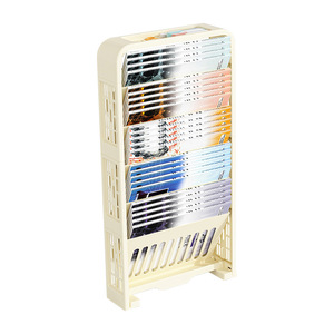 Organisateur de livres à 5 niveaux avec roulettes pour le rangement sur le bureau, papeterie et livres pour étudiants, multifonctionnel, portable, de type rectangulaire - Product Image 5
