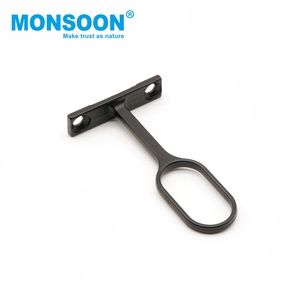 Support de tringle de penderie ovale creux en alliage de zinc pour armoire, support de tube de penderie, support d'extrémité de tringle - Product Image 2