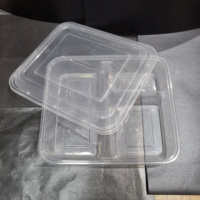 Conteneurs à emporter de boursouflure de qualité alimentaire de haute qualité PP pour l'emballage de sushi et de salade de sandwich à biscuits de collation-approvisionnement d'usine