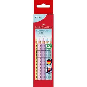 FABER CASTELL - ESTUCHE JUMBO GRIP CON 12 LÁPICES DE COLORES - Product Image 1