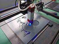 Machine de gravure laser avec zone de travail de 4040 40*40CM, avec module laser 40w 80w pour le bricolage