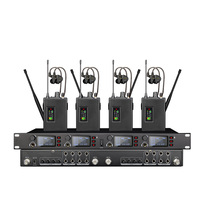 Sistema de Monitoreo Inalámbrico UHF Profesional para Escenarios, OEM ODM, para Actuaciones en Vivo, Espectáculos de Bandas, Iglesias y Estudios de Grabación