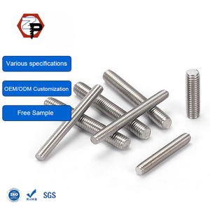 Vis à tête cylindrique A2 <span class=keywords><strong>A4</strong></span> 304 316 en acier inoxydable DIN975 DIN976 Vis à filetage complet <span class=keywords><strong>Tige</strong></span> <span class=keywords><strong>filetée</strong></span> Écrous - Product Image 1