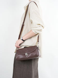 Nouveaux sacs à main de luxe en cuir véritable pour femmes, sacs à bandoulière et sacs sous le bras en cuir de vachette tanné végétal de haute qualité - Product Image 5