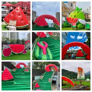 Publicidad modelo vegetal inflable <span class=keywords><strong>gigante</strong></span> personalizado <span class=keywords><strong>tomate</strong></span> inflable/pepino inflable para promoción - Product Image 5