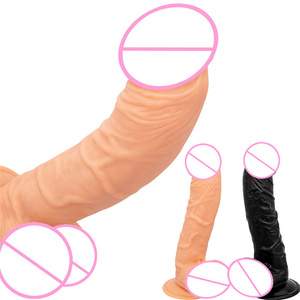 Grosir mainan seks lembut <span class=keywords><strong>Vibrator</strong></span> <span class=keywords><strong>Dildo</strong></span> silikon realistis untuk wanita dewasa - Product Image 4