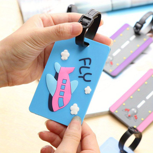 Étiquette de bagage personnalisée en caoutchouc imprimé, étiquette de bagage en PVC, étiquette de bagage de voyage en silicone résistante à l'eau et à l'usure pour les voyages - Product Image 6