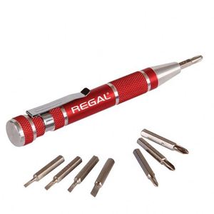 Bolígrafo Multifuncional Personalizado 8 en 1, Kit de Destornilladores Pequeños de 8 Puntas para Regalo Promocional, Herramienta Publicitaria - Product Image 3