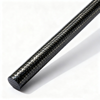 Barre en fibre de carbone isolée haute résistance, résistante à la corrosion, de précision industrielle, certifiée CE