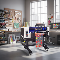 <strong>Best</strong> <strong>Selling</strong> Items 13 Inches A3 Dtf Uv Printer AB Film Uv Stickers Printer Ceramic Bottle Glass Phone case 30cm Uv Dtf Printer