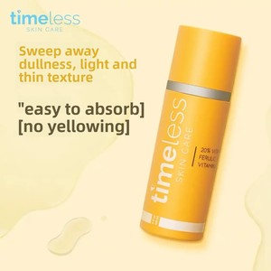 <strong>Timeless</strong> 20% VC Serum Ferulic Acid Fades Pigmentation Boosts Antioxidant Repair Combats Aging Brightens Hydrates 30ml for Men - Product Image 3