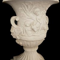 Vases en marbre de jardin de grande taille, kits de propagation haut de gamme, sculptés à la main, écologiques et durables – Vente en gros usine