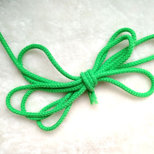 CR005 Fabricante Suministro Cordón Poliéster Algodón 5mm Cordón <span class=keywords><strong>Verde</strong></span> Redondo con Núcleo - Product Image 4