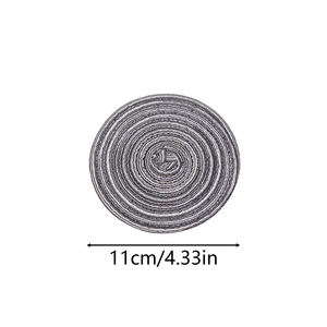Sets de table de style européen et américain en coton et lin, tissés à la main, isolants thermiques et anti-brûlure <span class=keywords><strong>pour</strong></span> restaurants - Product Image 2
