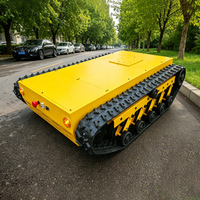 Châssis modulaire tout-terrain à commande radio certifié CE, base de robot chenillé personnalisée, longue portée, télécommandé, open source
