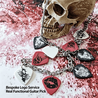 Collier personnalisé avec plectre de guitare gravé, cadeau personnalisé pour les musiciens et les amateurs de musique