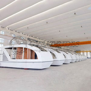 Nuovo stile di vita in vetroresina barca di famiglia utilizzando barca alloggio Wharf barca con <span class=keywords><strong>soggiorno</strong></span> cucina bagno - Product Image 6