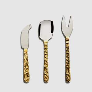 Excellent Quality Modern Luxury Gold Plated Long Handle Stainless Steel Spoon Set <b>Mirror</b> Polished Reusable Cutlery Home - Product Image 2